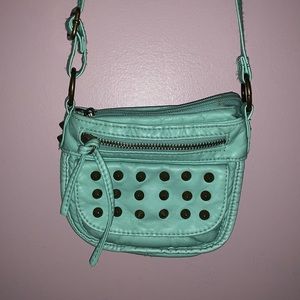 Green crossbody bag